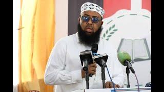 SHEIKH ABDULKADIR  AL- AHDAL  , ATOA NENO HAFLA YA KUHITIMU WANAFUNZI WA MAAHAD AL-HIKMA