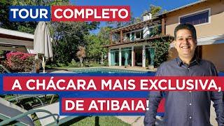 Tour completo pela Chácara mais exclusiva de Atibaia e Região