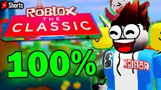 100% Completing ROBLOX THE CLASSIC Live! 