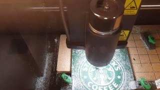 Using Carvey to Etch a Plastic Coaster