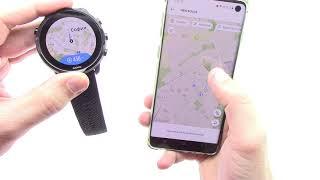 How to share GPS track from smartphone to Suunto 7