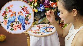 Top 3 Most Beautiful Flower Embroidery Designs! Detailed Embroidery Tutorial (for Beginners)