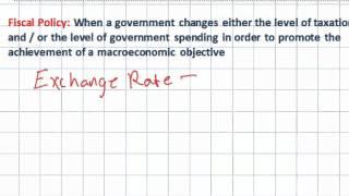 Introduction to Fiscal Policy - Expansionary vs. Contractionary Policies