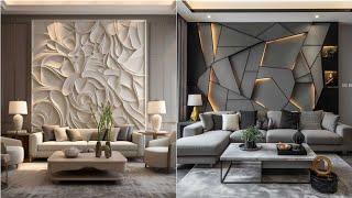 Latest Living Room Wall Panel Designs 2025 Wall Decoration Ideas| Interior Design Trends