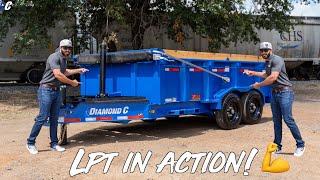 LPT Dump Trailer in ACTION  | Diamond C