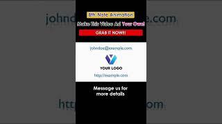 Make This Video Ad YOUR OWN! | By 8th Note Animation