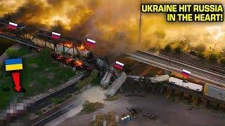 Russian Supply Routes Exploded: Ukrainian Saboteurs Blew Up zthe Russian Railway!