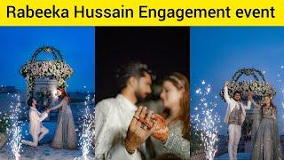 Rabeeka Hussain Engagement ceremony / Rabeesain engagement/ Beautiful look / @RabeecaKhan