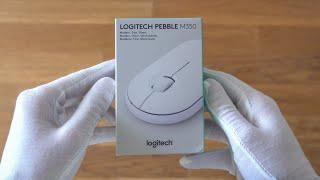Logitech Pebble M350 Mouse in White - Relaxed Unboxing ASMR