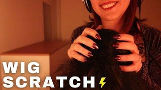 ASMR - WIG scratching with soft spoken for extra tingles, sleep, relax | 6 HOURS