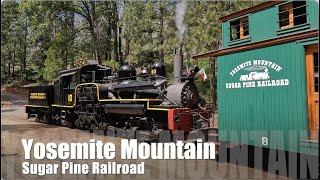 2023 Yosemite Mountain Sugar Pine Railroad - Steam Locomotive in Yosemite National Park California