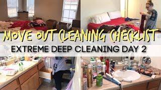  MOVE OUT CLEANING CHECKLIST  EXTREME DEEP CLEANING | DAY TWO