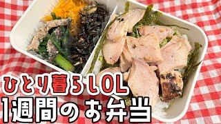 【つくりおき】一人暮らしOLのお弁当｜食費節約｜自炊生活｜地味弁｜狭いキッチン｜アラフォーのVLOG｜Japanese Bento