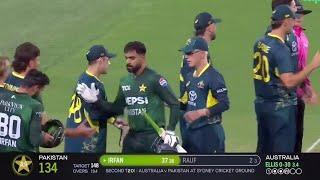 Pakistan v Australia 2nd T20I | Australia won the series and Match | Rizwan defend Batters