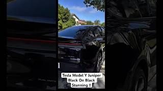 Tesla Model Y Juniper Black on Black #tesla #teslamodely #modely #electric vehicle #electriccar