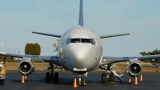 RARE! Canadian North Boeing 737-200 Combi Start Up, Taxi & Takeoff From YYJ