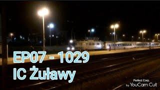 EP07-1029 z IC Żuławy, Szczecin Gł. - Olsztyn Gł. /26.11.2024 Rumia/