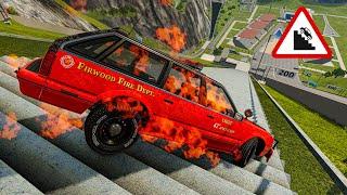 Cars VS Stairs #3 - BeamNG.Drive