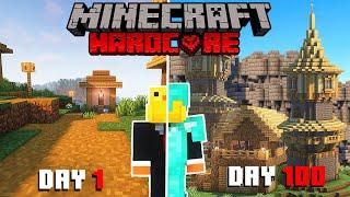 I Survived 100 Days in Minecraft HARDCORE WORLD!️️️