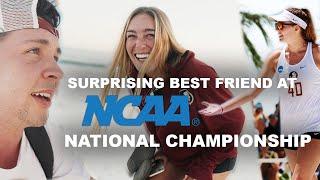 I surprised my best friend at her NCAA National Championship Tournament