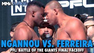 Francis Ngannou and Renan Ferreira Have INTENSE Final Faceoff | PFL Super Fights