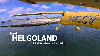 Sagenhafter Anflug über der Nordsee | Kurzurlaub Helgoland