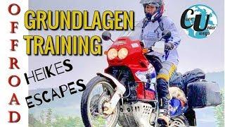 GROßENDURO OFFROAD // Grundlagentraining bei Heikes Escapes| Motorrad aufheben| Hänge bewältigen