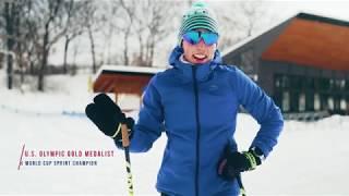 Olympic gold medalist Kikkan Randall tours the Minnesota World Cup Course