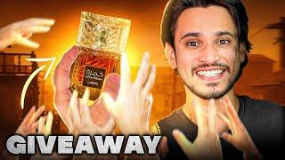 Lattafa Khamrah Winter Party King perfume giveaway