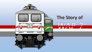 WAP 7 Electric Locomotive