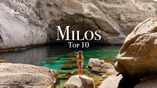 Los 10 Mejores Lugares Para Visitar en Milos Grecia