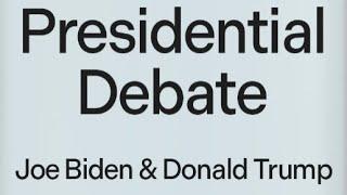 LIVE TRUMP v BIDEN DEBATE