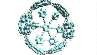 Electron delocalization in porphyrin nano-ring c-P6[e6].T6*     (TURN ON SUBTITLES)