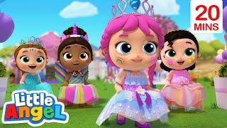 The Way a Princess Does it | Little Angel Kids Songs & Nursery Rhymes| Moonbug Kids - Girl Power!