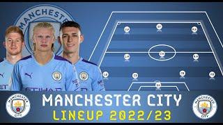 MANCHESTER CITY-POTENTIAL LINEUP 2022/23 || ERLING HAALAND | FODEN | BRUYNE | Abijeet Dulal ||2023