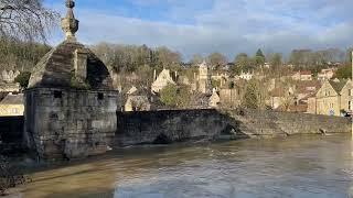 Bradford on Avon In Flood Friday 5th January 2024