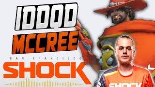 SF SHOCK IDDQD IMPOSSIBLE MCCREE! HE'S BEST! [ OVERWATCH SEASON 9 TOP 500 ]