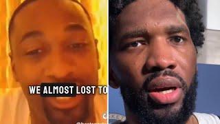 Joel Embiid reacts to Gilbert Arenas derogatory - xenophobic rant about South Sudan Africa