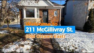 Ottawa CENTER! Welcome to 211 McGillivray St.! (FOR SALE)