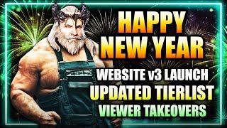 TIER LIST + OFFICIAL LAUNCH of Website 3.0 + Viewer Takeovers! HAPPY NEW YEAR 2025 Stream LIVE #WoR