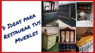  Muebles ANTES Y DESPUÉS [7 Ideas para TRANSFORMAR tus muebles] 