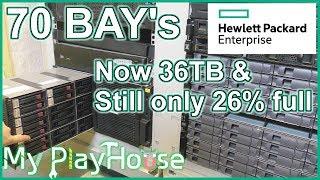 36TB but only 26% of HPE D6000 Storage Box used - 802