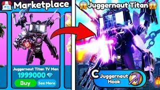 NEW UPDATE  JUGGERNAUT is TOO STRONG  - Roblox Toilet Tower Defense