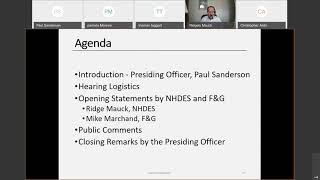 Recording of NHDES AoT and NHFG Draft Rules Hearing on Threatened and Endangered Species on 4-8-2021