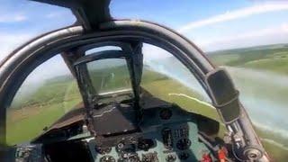  Russian SU-25 Combat Sortie Over Ukraine • POV