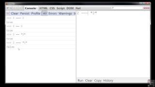 Javascript Programming Tutorial | Boolean Types And Comparison