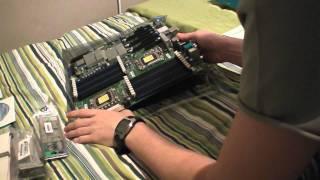 SuperMicro X8DAH+-F Unboxing