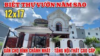 Mua Biệt Thự Vườn Bình Chánh 204m2 khu đô thị năm sao , SHR , đường xe tải , trả trước 3 Tỷ nhận nhà