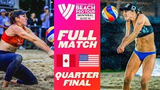 Nuss/Kloth  vs. Melissa/Brandie  - Quarter Finals | Full Match - Beach Pro Tour - Montréal 2023