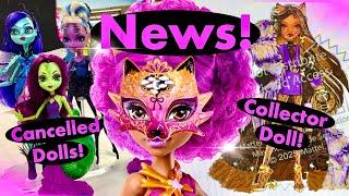 MONSTER HIGH| 2025 NEWS️| CANCELLED G1 Bug Dolls, Buried Secrets MASQUERADE Clawdeen & MORE!!